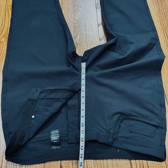 Greg Norman Men’s 40x32 Performance Stretch Classic Office Black Pant - Picture 10 of 14